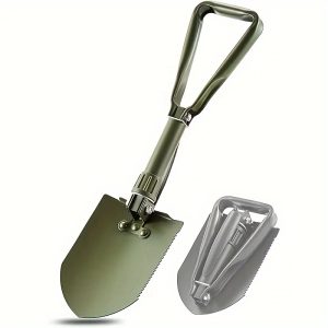 Portable Survival Shovel, Folding Multifunctional Shovel For Outdoor Camping, Hiking, Backpacking