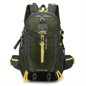 Outdoor mountaineering bag, water-repellent and tear-resistant nylon hiking cross-country bag, hiking backpack, sports backpack